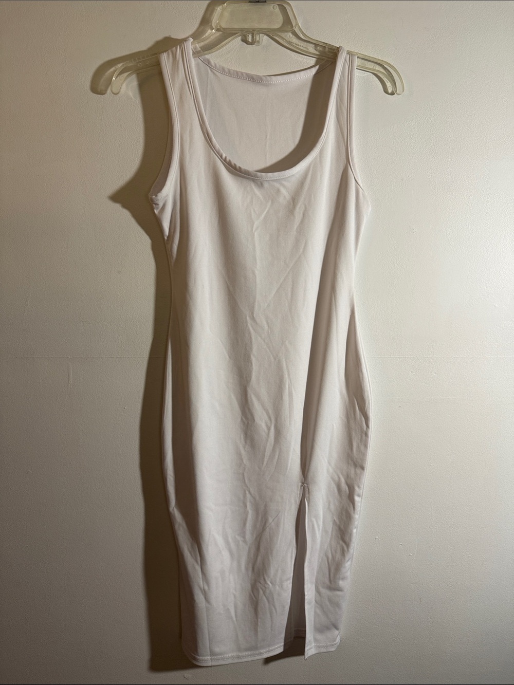 SHEIN White Midi Tank Dress